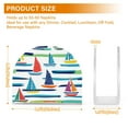 thumbnail image 4 of Yayeee Napkin Holder for Table Kitchen Paper Tissue Organization, Colorful Sailboats, 4 of 8