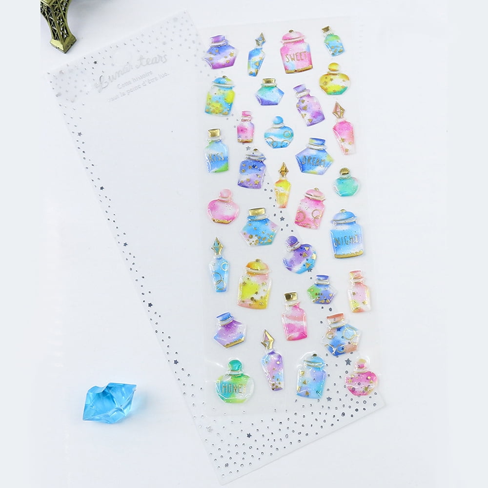 Dream Epoxy Resin Crystal Sticker Bronzing Transparent Decoration