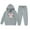Grey, variant on Little Girls Outfits Sets Winter Hoodie Joggers Comfy Casual Kids Print Fall Girls Clothing Sets Purple Size 6-7T