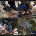 thumbnail image 5 of REDCAMP 18in Mini Survival Folding Camping Shovel with Cover, Manganese Steel Tri-Fold Handle Portable Tactical Shovel for Hiking Beach Mud Snow, 5 of 9