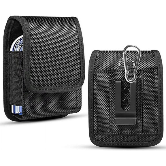 Rugged Case with Metal Clip and Belt Loop, Safety Carabiner fits Samsung Galaxy Z Flip 4, Z flip 3