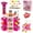 Pink, variant on Patiojoy Supermarket Playset for Kids Grocery Store Toy Multi-color