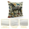 thumbnail image 4 of Shiartex  Horse Pillow,Horse Pillow Covers Horse Decor，Horse Pillow for Girls,Horse Decor Cushion Cover for Bedroom Girls Room,Horse Room Decor,Horse Decor for Girls Room White, 4 of 5