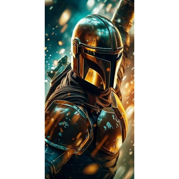 Master Yoda Diamond Painting Kits for Adults, 5D Diamond Art Kits for Beginners, DIY Full Drill Paint with Diamond, Home Wall Decor 12 x16 Inch