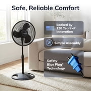 Lasko 16 3-Speed Oscillating, Adjustable Height, Pedestal Fan S16500