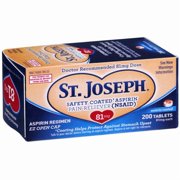 St. Joseph Coated Aspirin, 200 CT (Pack of 6)