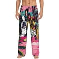 thumbnail image 5 of Mens Pajama Pants, French Bulldog Cool No.116 Soft Sleep & Lounge Pants for Men, Cuteness Casual PJ Bottoms Pants with Pockets, 5 of 7