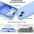 thumbnail image 4 of Compatible with iPhone 15 Plus Case, Upgrade Defender Liquid Silicone, [Full Covered Camera] [Soft Microfiber Lining] Shockproof Phone Case for iPhone 15 Plus 6.7 inch - light blue, 4 of 6
