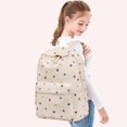thumbnail image 2 of FDDMis Quilted Backpack for Women Travel Backpacks Theft Proof Backpack Mini Travel Backpack Technician Backpack Mens Black Backpack Mochila De Niña, White, 2 of 4