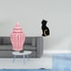 thumbnail image 2 of Tarro de cerámica para jengibre,Jarrón de cerámica con jengibre y arreglo floral,Jarrón decorativo de porcelana con tapa,Figura de escritorio,Estatua de gato,linda, 2 of 8
