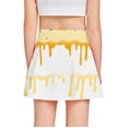 thumbnail image 5 of KHONTS Girls Skorts Tennis Skirt Athletic Skort Golf Skirt Shorts with Pockets Dancing Running Wear,Size 5-16 Years Yellow2 180, 5 of 5