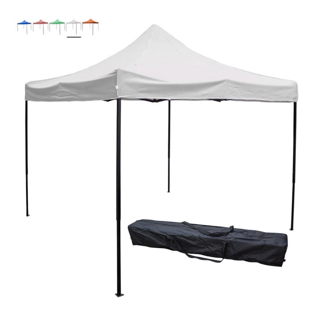 Toldo Reforzado Carpa Impermeable Lona 3x2 M Bolsa Jardin blanco KingsHouse 300315
