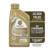 Castrol EDGE Extended Performance 0W-20 Advanced Full Synthetic Motor Oil, 1 Quart