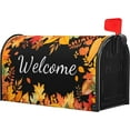 thumbnail image 3 of Happy Fall Oversized Mailbox Covers 25x21 Inch Fall Maple Leaves Mailbox Decorations Autumn Thanksgiving Welcome Mailbox Post Protector Seasonal Letterbox Covers for Garden Yard Outdoor Outside, 3 of 6