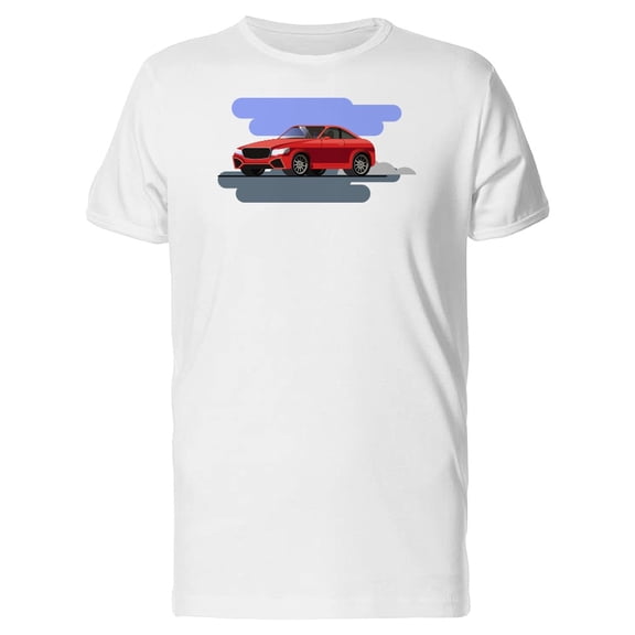 Red Sports Car Modern Tee Men's -Image by Shutterstock