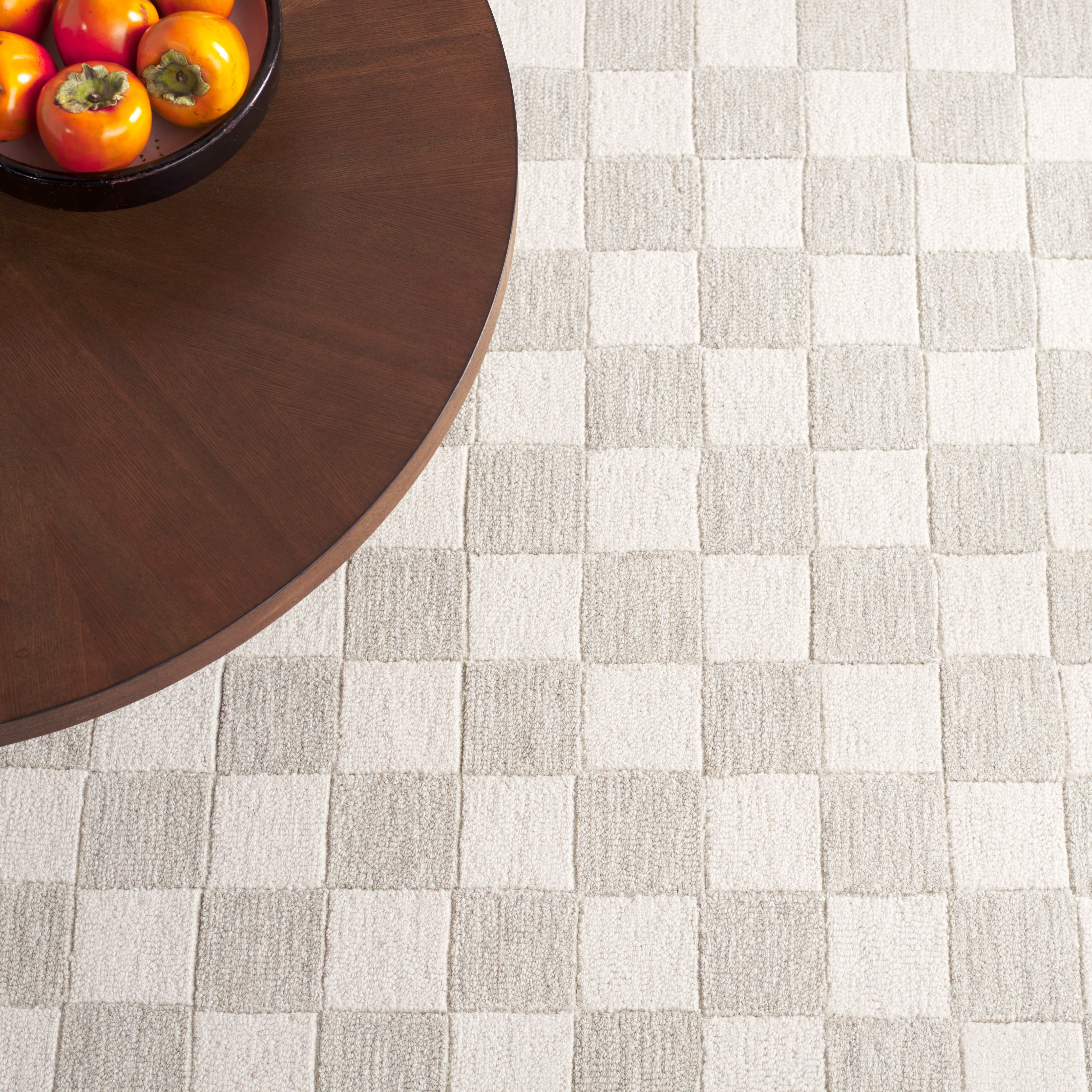 SAFAVIEH Martha Stewart Chelsea Checkered Area Rug, Beige/Ivory, 5' x 8'
