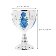 thumbnail image 2 of Copa de vino de estilo europeo, copa de vino pequeña de Metal, copa para sorber Vintage, copa de vino de aleación portátil, 2 uds., 2 of 5