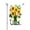 Color 2, variant on Amhnf Sunflower And Daisy Garden Flag With Horseshoe And Clover For Home Outdoor Garden Yard Decor 12x18 inch