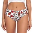 thumbnail image 1 of Balery Red Food Ropa Interior de Algodón para Mujer con Dibujo – Braguitas Cómodas y Elásticas, Estilo Clásico-X-Small, 1 of 6