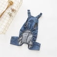 thumbnail image 5 of Coloody Tiktok Dog Denim Overalls for Small Medium Large Dogs Cats, 5 of 7