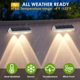 thumbnail image 4 of Luces solares para cerca LIANGLOME, paquete de 12, LED impermeables, 4 of 6