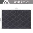 thumbnail image 4 of FloorHug Indoor Doormat 24"x36", Soft and Absorbent Door Mat Non-Slip, Dirt Trapper Mat Door Mats Low Profile Floor Mat Machine Washable for Entrance, Inside, Kitchen, Front Back Door, Dark Grey, 4 of 8