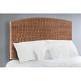 thumbnail image 3 of Belmont Home Estern 62.5" Banana Leaf Panel Queen Headboard in Honey/Dark Brown, 3 of 11