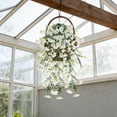 thumbnail image 4 of Artificial Morning Glory Wall Hanging Garland Set, 2 Pack Rattan Trailing Vines, Synthetic Outdoor Decor, Multi-Color, 77 x 20 x 20 cm, 4 of 6
