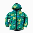 thumbnail image 2 of zuwimk Boys Girls Rain Jackets Lightweight Waterproof Hooded Raincoats Windbreakers for Kids(4-5 Years,Green), 2 of 8