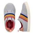 thumbnail image 2 of Oshkosh B'gosh Toddler Girls' Varsha Rainbow Casual Canvas Slip-on Shoes, Grey, Multi, Size 6 M-13 M ( 3-6 Years), 2 of 6
