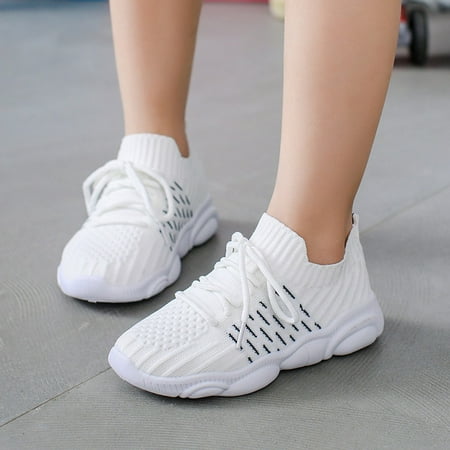 

Hunpta Kids Sneakers Children Kids Baby Girls Boys Mesh Solid Run Sport Sneakers Casual Shoes