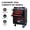 Black + Red + Steel#253, variant on Steel Rolling Tool Cart with Stainless Steel Countertop, 24.61 x 13.58 x 30.71 Inch Double Door Tool Cabinet on Wheels for Garage Workshop Storage, Black+Red
