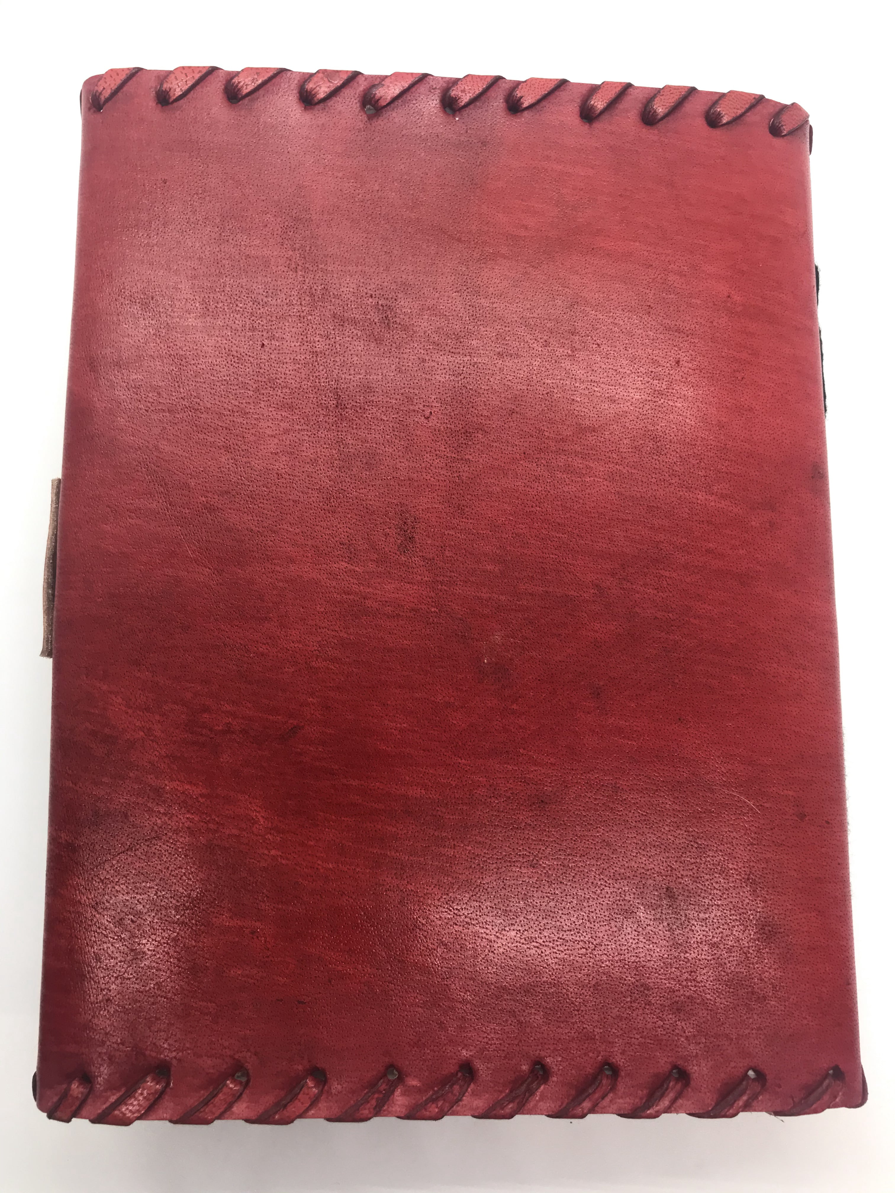LEATHER JOURNAL - Handmade Antique Writing Notebook- Daily notepad, art sketchbook or travel diary for men & women