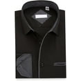 thumbnail image 3 of WARHORSEE Mens Dress Shirts Casual Button Down Shirt Long Sleeve Cotton Stretch Regular Fit, 3 of 14