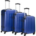 thumbnail image 1 of McBrine Luggage Green Plus A716 Lightweight 3 Piece Luggage Set, 1 of 4
