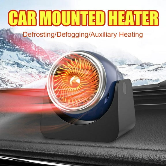 12V/24V 120W Portable Car Heater Electric Defroster Demister Heater Degree Heater Auto Defroster Car Anti-Fog Windshield Heating