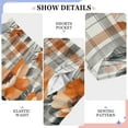 thumbnail image 6 of FORMRS Kids Pajama Pants with Pockets Size 6-8Y Boys Lounge Sleep Bottoms, Plaid Floral, 6 of 8