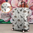 thumbnail image 4 of Light Beige Dinosaurs Landscapes Pattern Luggage Cover Fashion Suitcase Cover Baggage Covers Fit 25-28 Inch Luggage (Go Travel), 4 of 5