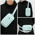 thumbnail image 4 of Dog Treat Training Pouch Portable Training Dog Snack Bag Waist Bag Pet Feed Pocket Walking Snack Pouch for Carry On Dog Training (Lotus root color), 4 of 7