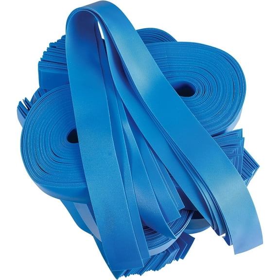 MABIS Textured Elastic Tourniquets, 1 x 18 Inches, Blue, 250-Count
