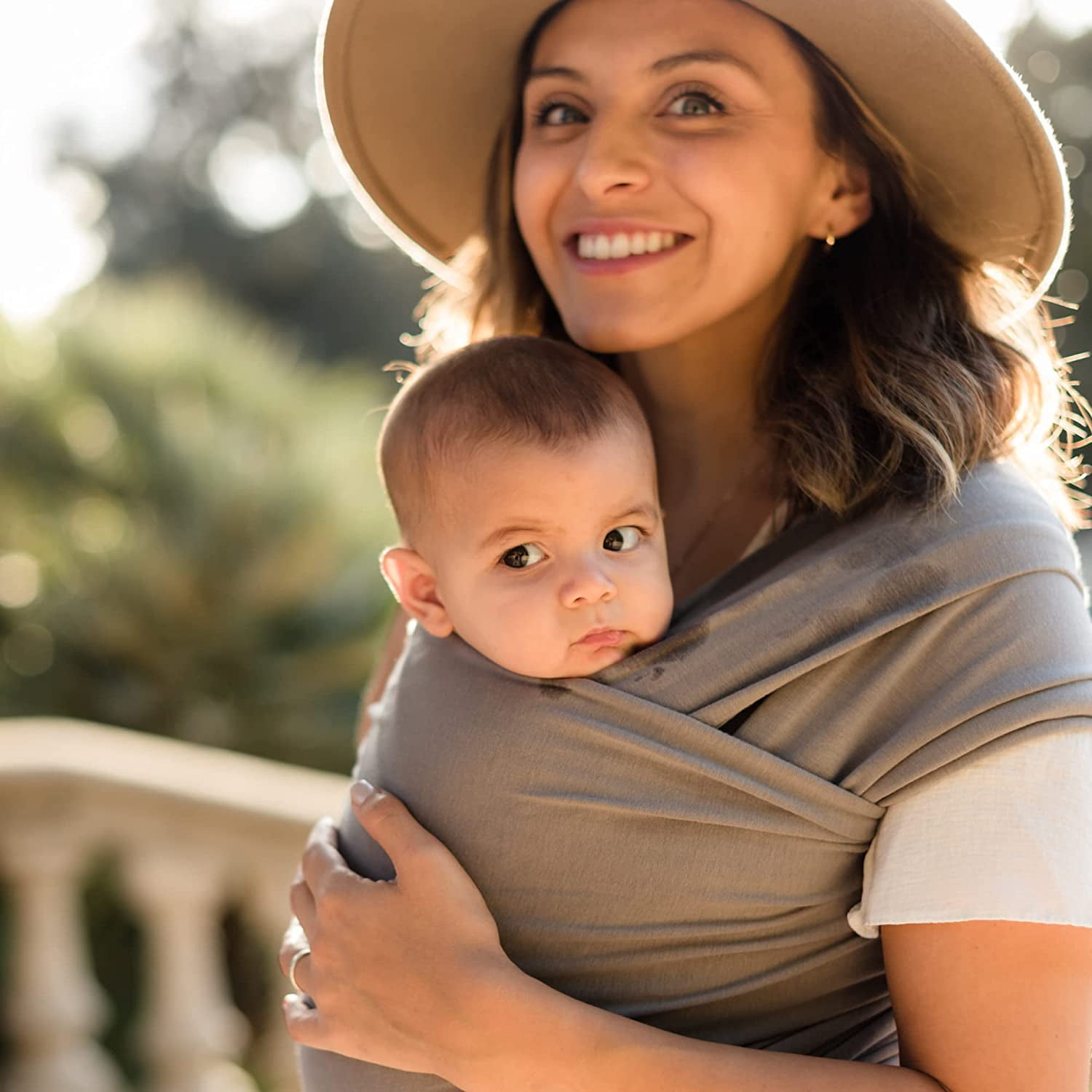 WANDF Baby Wrap Carrier All in 1 Original Breathable Baby Sling