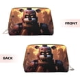 thumbnail image 2 of Saiise Five Nights At Freddy'S Print Makeup Bag PU Leather Travel Makeup Bag Organizer Makeup Pouch, Portable Cosmetic Bags for Women,Cute Make Up Bag for Travel Size Toiletries Accessories Brushes, 2 of 7
