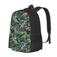 thumbnail image 1 of Bingfone Dinosaure Joue au Soccer pour Sac à Dos Grande Capacité Simple, Sac de Voyage à Sangle Réglable, Unisexe, 1 of 6