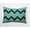 Teal, variant on Simply Daisy Teal Colored Fancy Chevron Stripe Soft Spun Polyester Decorative Throw Pillow, 26" x 26"