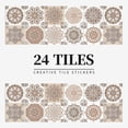 thumbnail image 3 of Lucoss 24pcs 6" Peel and Stick Vinyl Backsplash Tiles Stickers Tile Paint Removable Waterproof Self-Adhesive Decals Vinyl Home Kitchen Bathroom Spring Easter Decoration, 3 of 8