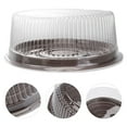 thumbnail image 4 of 25 pcs Plastic Cake Container with Clear Lids Round Cake Carrier Boxes Cake Containers, 4 of 5