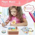 thumbnail image 4 of Fonógrafo para niños pequeños Ghousetec, reproductor de discos infantil con 99 tarjetas, 4 of 7