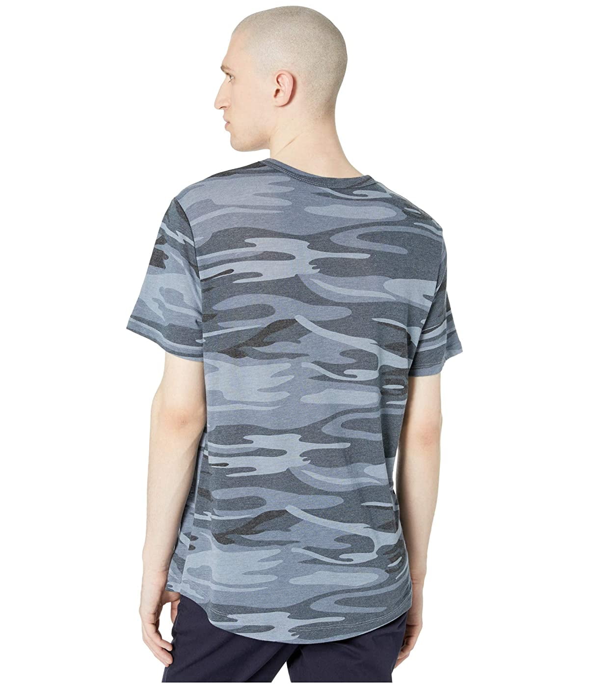 Alternative Eco Shirttail Tee Blue Camo 