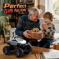 thumbnail image 6 of JoyStone Amphibious RC Car for Kids, 4WD Remote Control Monster Truck, All-Terrain Waterproof RC Truck with 360° Stunts, One-Key Stand-Up, LED Lights, Off-Road Toy for Boys Girls, 6 of 11