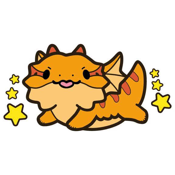 Yellow Armadillo Lizard Iguana Animal 18" x 30" Easy To Apply Home Wall DÃ©cor Sticker Adorable Young Reptile Animal Design Removable Kids Bedroom Colorful Wall Decal